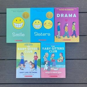 Graphic Novel Collection - Raina Telgemeier & The Baby-Sitters Club